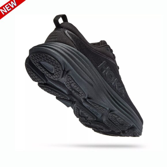 NWT HOKA Women's Bondi 8 Running Shoes, Black - Picture 5 of 5